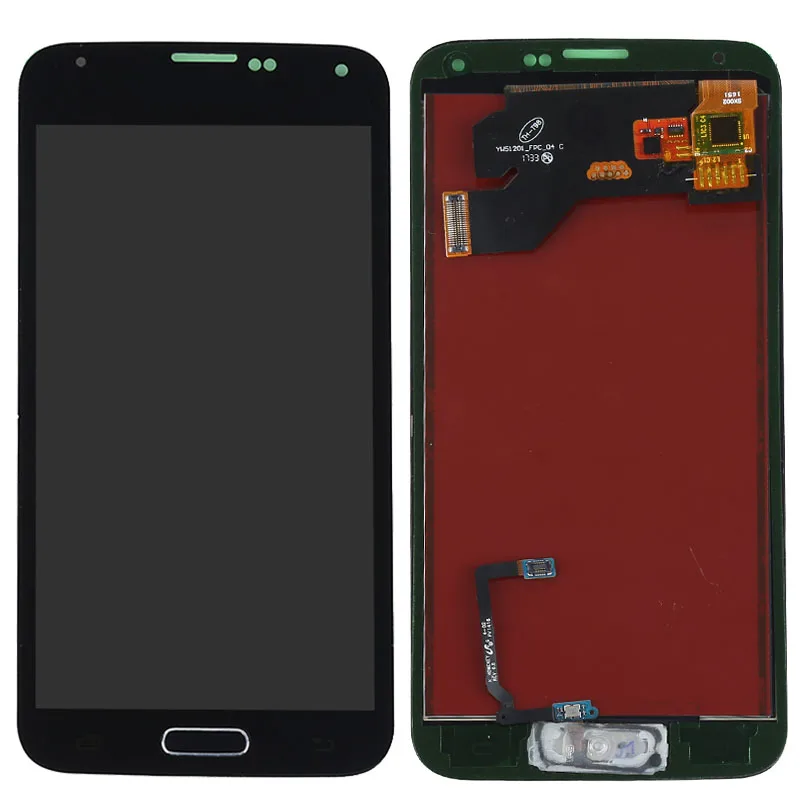 Оригинальный Amoled дисплей для Samsung Galaxy S5 ЖК сенсорный экран в сборе с домашней