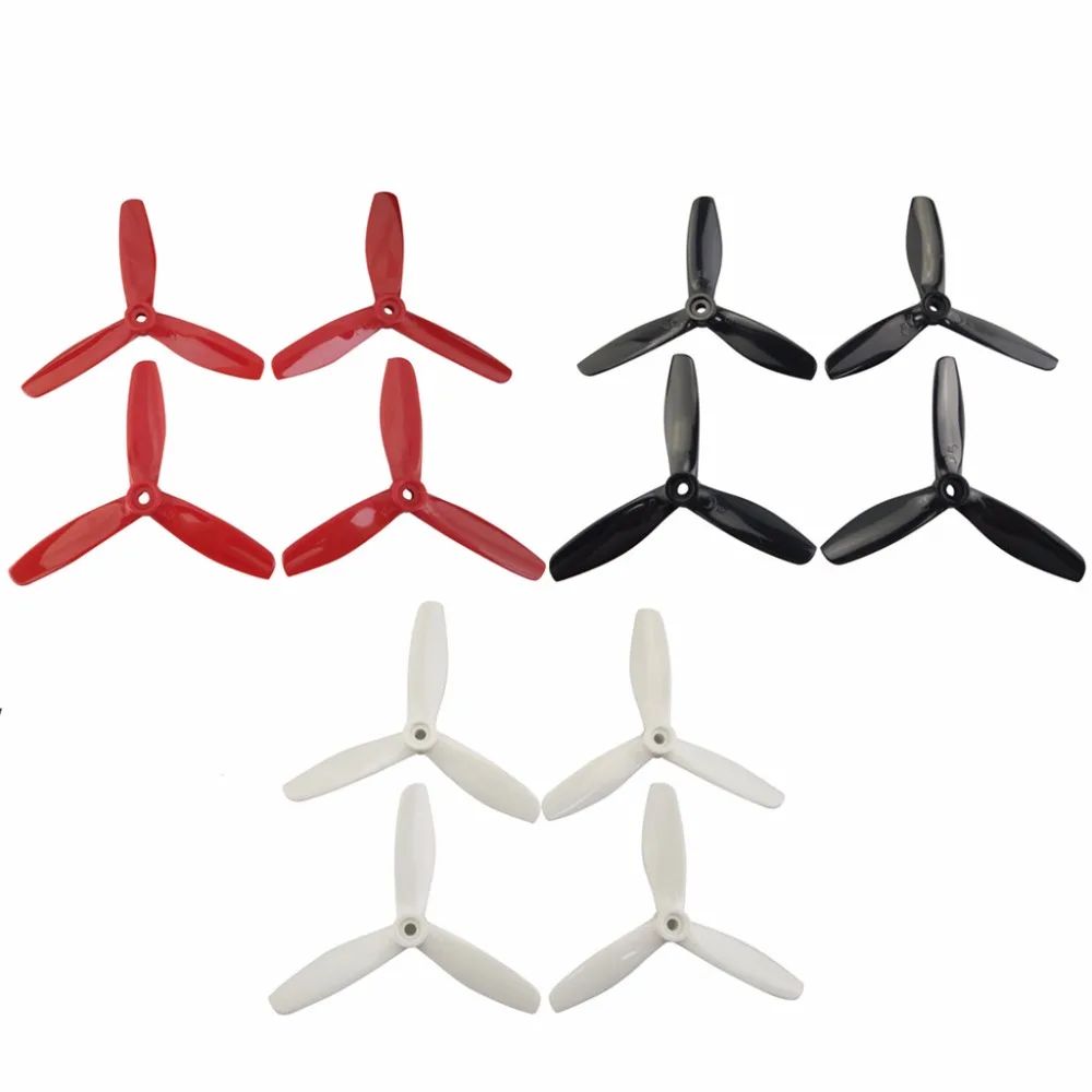12 шт. трехлистовое весло для MJX B6 B6W B6F B6FD B8 B5W F20 B8 PRO Bugs 8 pro Bugs Quadcopter, трехцветный пропеллер