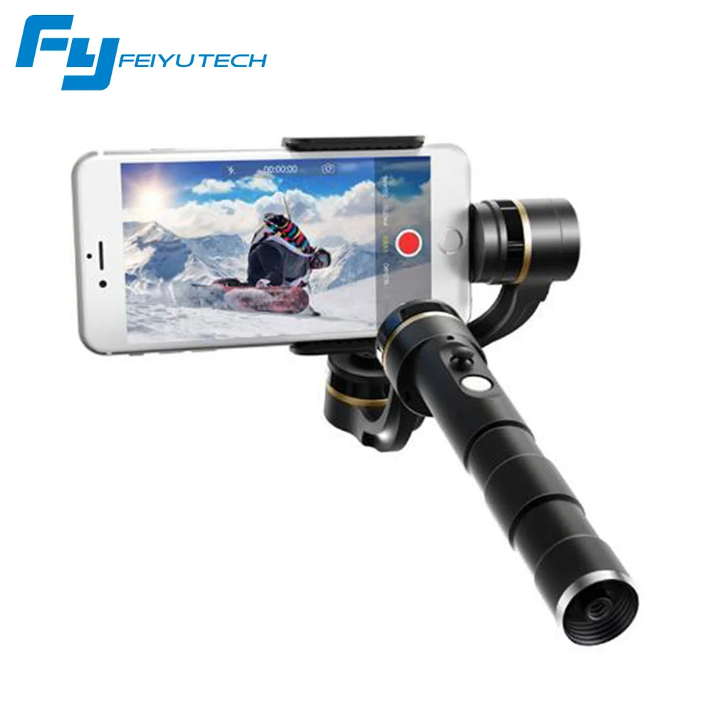 FeiyuTech G4 Pro 3 axis brushless handheld pan 360 degree moving limitless Smartphone stalizer gimbal Hot sale for iphone 7 6s |