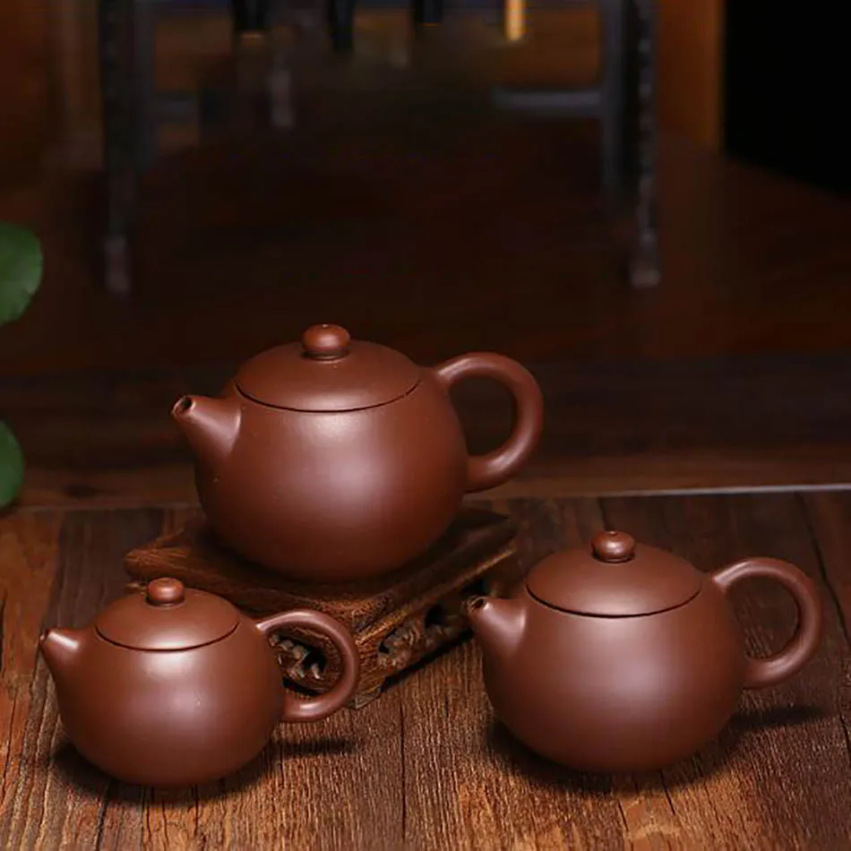 Красивый чайник из фиолетовой глины ручной работы xishi Yi Xing Zi Sha Hu горячая