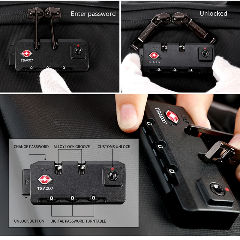 Рюкзак ARCTIC HUNTER мужской с USB зарядкой сумка для ноутбука замком от кражи школьный