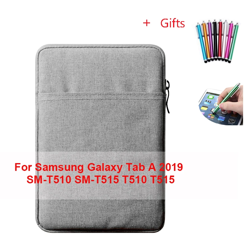 hui Чехол-сумка для samsung Galaxy Tab A 10,1 Wifi SM-T510 SM-T515 SM T510 T515 защитный экран для планшета чехол+ бесплатные подарки - Цвет: hui