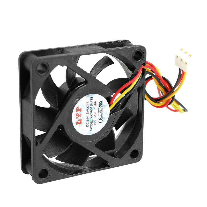 3 Pin DC 12V 60x60x15 мм компьютерная система ЦП втулка подшипник вентилятор охлаждения