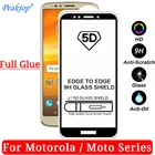 Закаленное стекло для Motorola Moto G7 G6 Play Plus Power, для Moto One Power E4 E5 Plus Play Go 5D 9D, Защитная пленка для экрана с полным приклеиванием