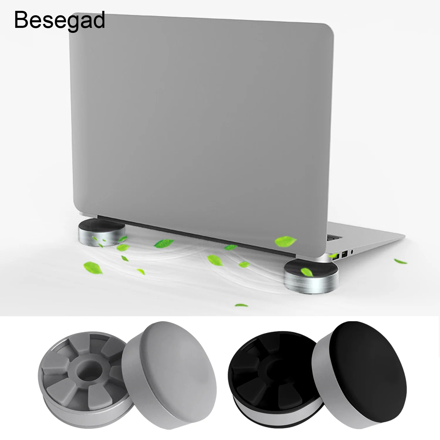 Подставка для ноутбука Besegad 2 шт. практичные охлаждающие прокладки из
