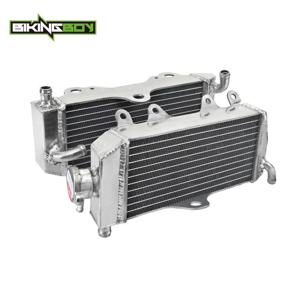 BIKINGBOY радиатор водяного охлаждения двигателя кулер YZ 125 250 96-19 15 14 13 12 11 10 09 YZ250X 16 17 18