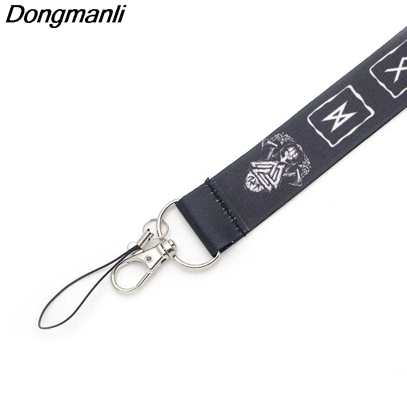 B1917 Dongmanli Viking ожерелье с дизайном Руна Талреп Бейдж ID Lanyards/Мобильный телефон