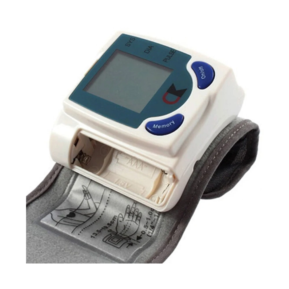 Автоматическая цифровая наручные крови Давление ВР монитор Sphygmomanometer тонометр Tensiometro цифровой де brazo Tensiometro