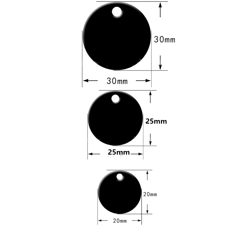 Оптовая продажа 100 шт. идентификационная бирка для домашних животных
