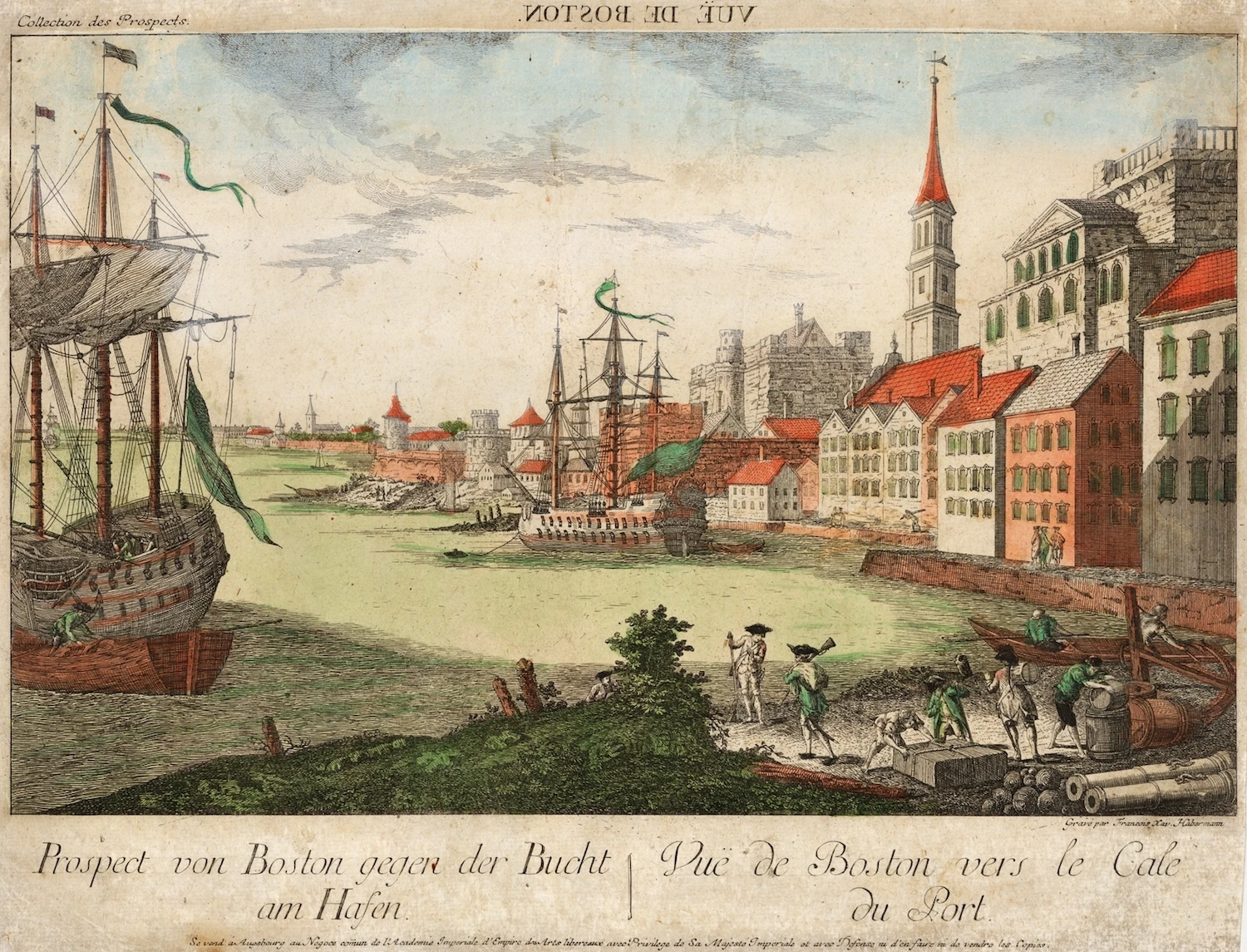 Винтажный постер с картами мира в английском и стиле (1790) Классические холщовые