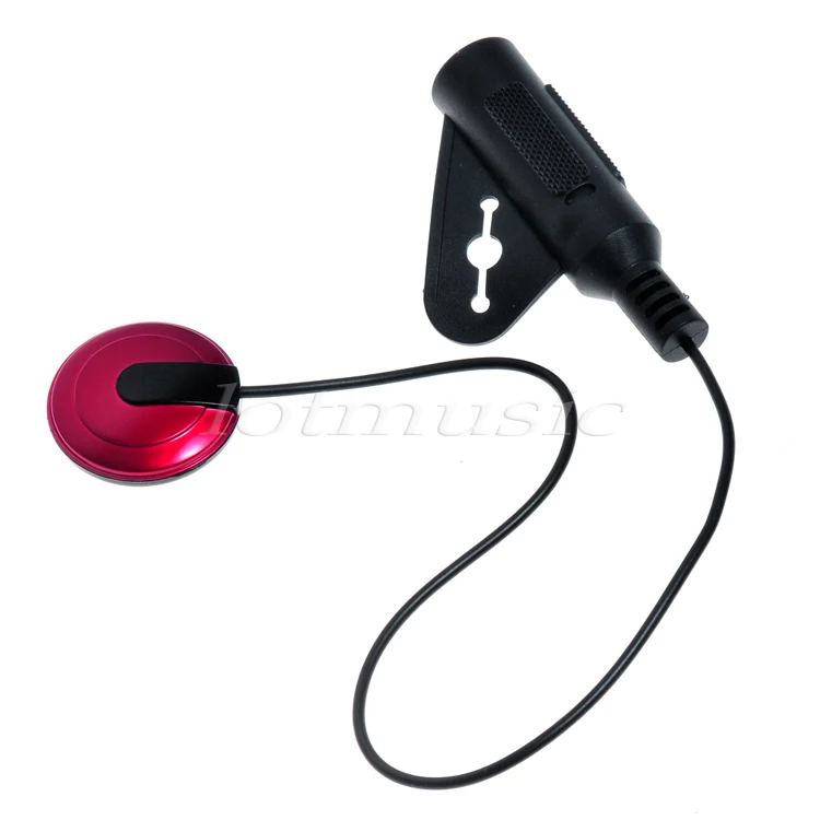 Обновленный Piezo контактный микрофон 6 шт. 1/4 &quotс кабелем штекер в amp для гитары