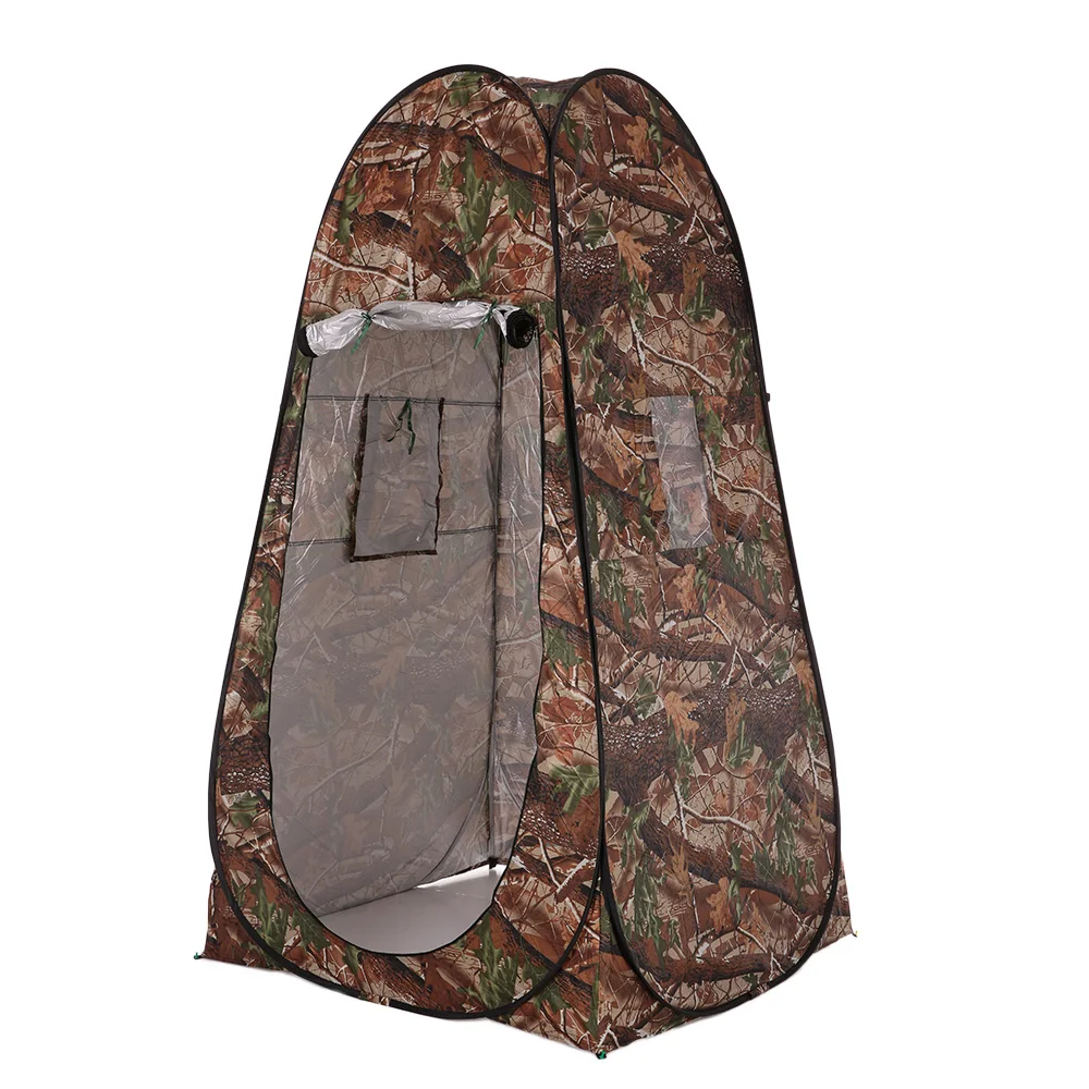 Уличная портативная палатка для душа туалета кемпинга камуфляжная смены с