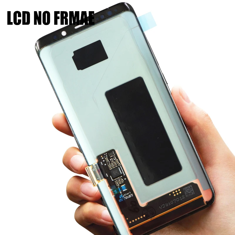 Оригинальный супер AMOLED ЖК-дисплей с рамкой для SAMSUNG Galaxy S9 + Plus G960 G965 сенсорный