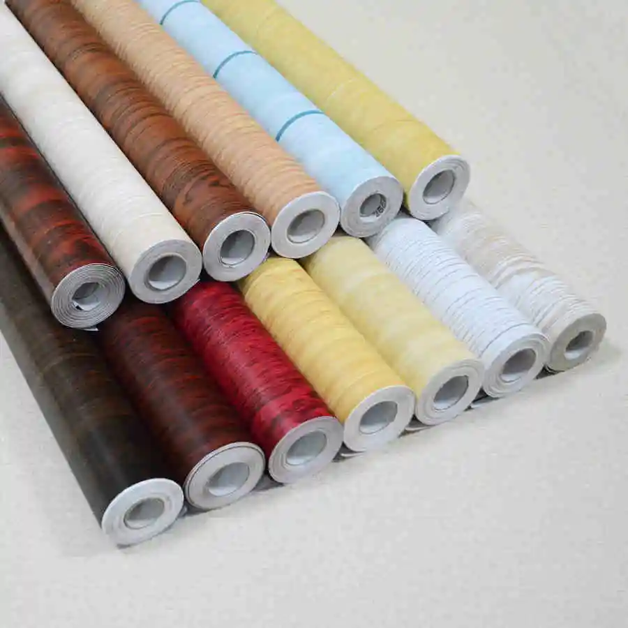 ПВХ липкие обои от деревянного шкафа обновление мебели дверь шкаф с толстой