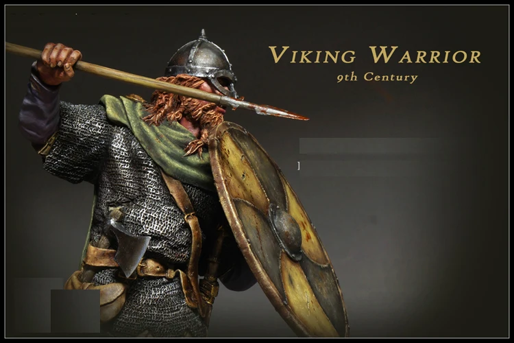 

1/12, Viking Warrior, 9th C. Resin Model Bust GK, Historical war theme, Unassembled and unpainted kit