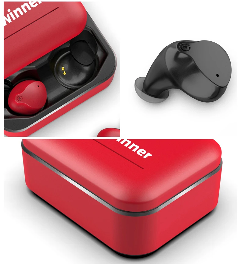 Lewinner V10 Беспроводной наушники-вкладыши TWS Bluetooth 5,0 наушники 3D стерео Hi-Fi спортивные наушники-капельки дляимузыка гарнитура Bluetooth с зарядным устройством