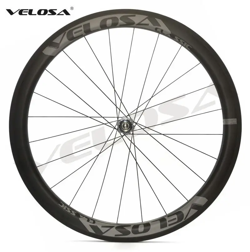 Велосипед Velosa RACE 50 Углеродные колеса 700C клинчерная покрышка мм/трубчатая втулки