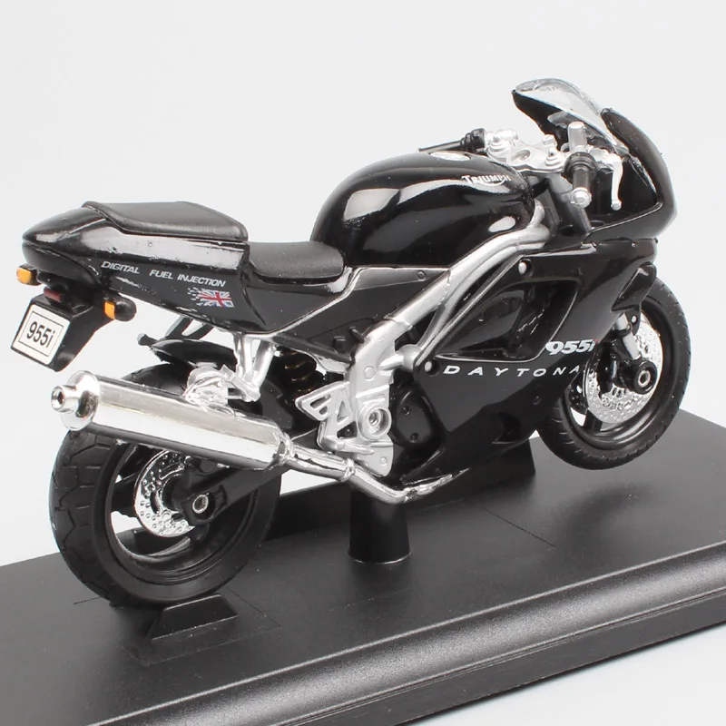 1:18 весы Welly mini Triumph Daytona 955i Спорт Мотоцикл литье под давлением Модель Миниатюрные игрушки подарки для детского коллекционирования