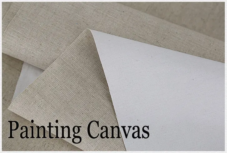 5 м лен смесь загрунтованный чистый холст для художника живопись крупнозернистая