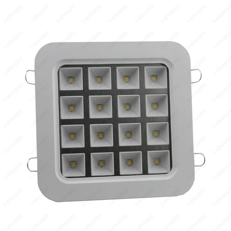 Dimmable/Not 4 W/9 W/16 W/25 W Встраиваемый светодиодный потолочный светильник квадратный