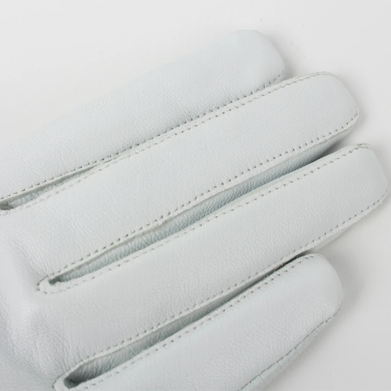 Перчатки женские из натуральной овечьей кожи модные теплые зимние митенки