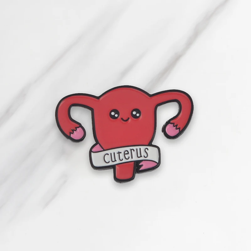 Мягкие эмалированные Броши cuterus женские булавки джинсовая одежда сумка с пряжкой