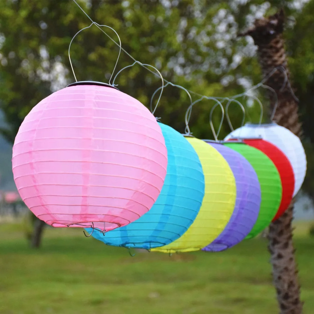 Фонарь на солнечной батарее LED подвесные шары для занавесок нейлоновый фонарь