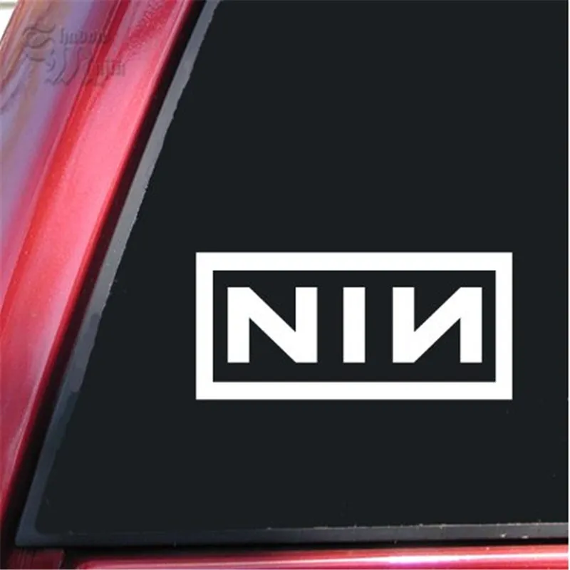 Автомобильные наклейки NIN высечка Виниловая наклейка для окон автомобиля
