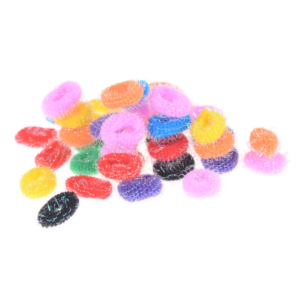 

120pcs Cloth Headbands Candy Colour Basic HairBand Children Kids Elastic Hair Band Baby Girl Hair Accessories