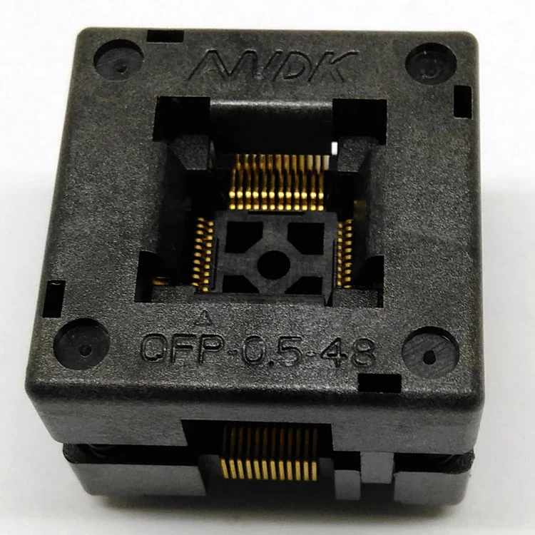 QFP48 TQFP48 LQFP48 открытый верхний шаг 0 5 мм программатор гнездо FPQ 48 0.5 06 тест флэш