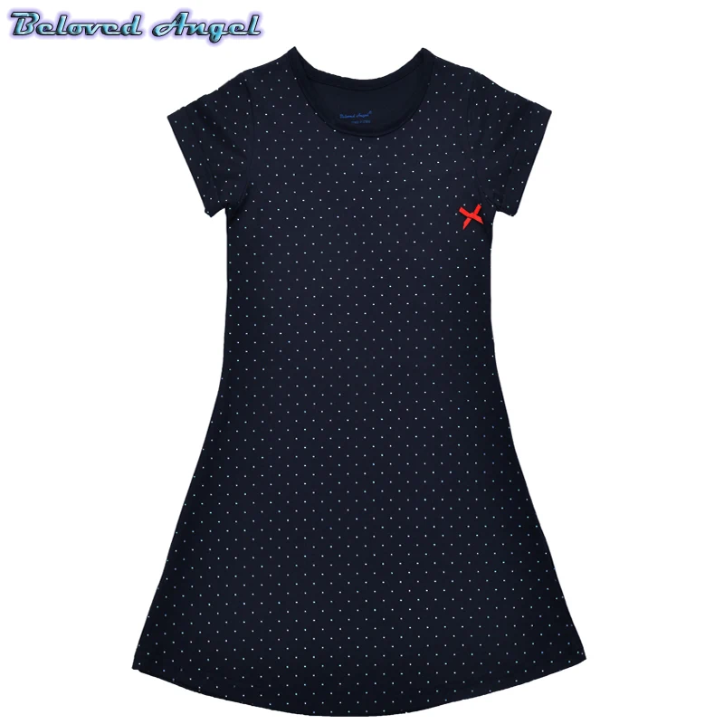 Toddler Girls Dress 2019 Kids Summer Dresses for Clothes 100%Cotton Children Tunic Jersey Princess Party Wedding | Детская одежда и