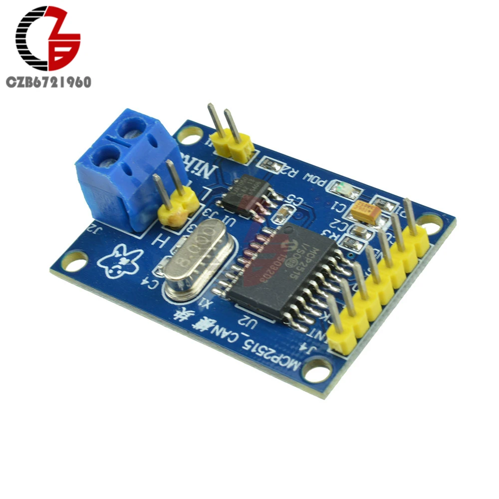 MCP2515 CAN Bus модуль TJA1050 приемник SPI для Arduino 51 MCU контроллер рычага DC 5 в интерфейс