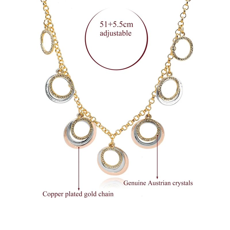 Женское колье чокер LongWay Maxi золотистого цвета с кристаллами свадебные аксессуары