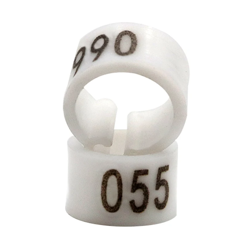 2 Set Of 1-100 Numbered 10mm Poultry Bird Pigeon Duck Chicken Clip Leg Color Foot Rings Pet Management Logo Identification Tool