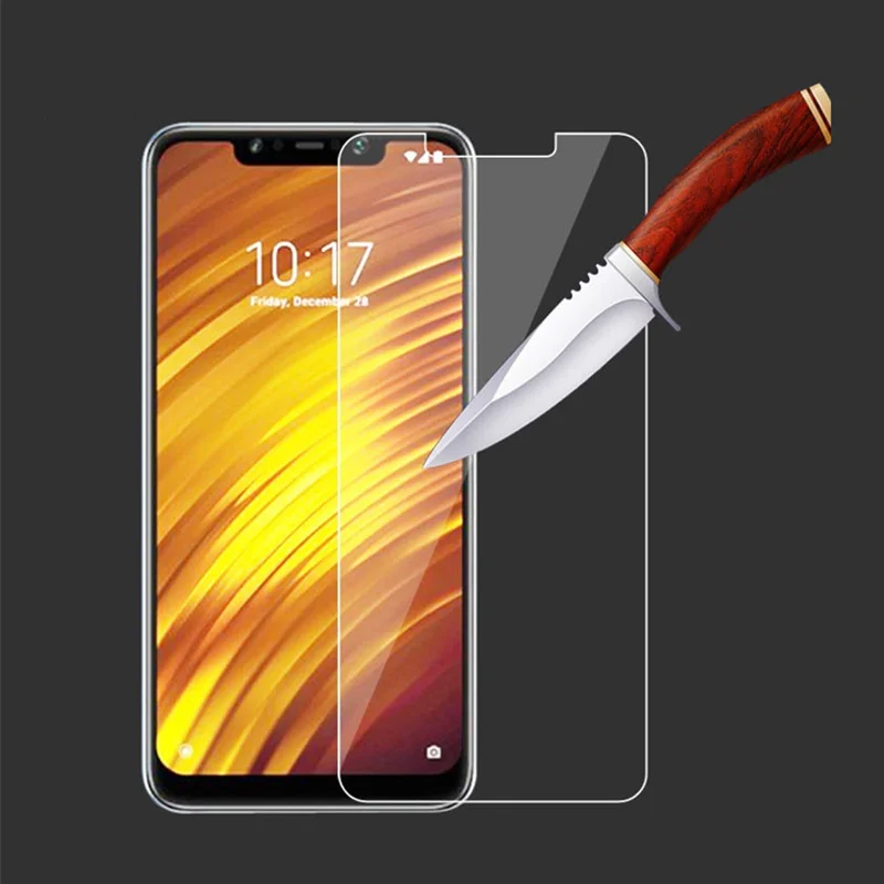 Закаленное стекло для глобальной версии Xiaomi POCOPHONE F1 6 ГБ 128 POCO Snapdragon 845 18 &quot9 H