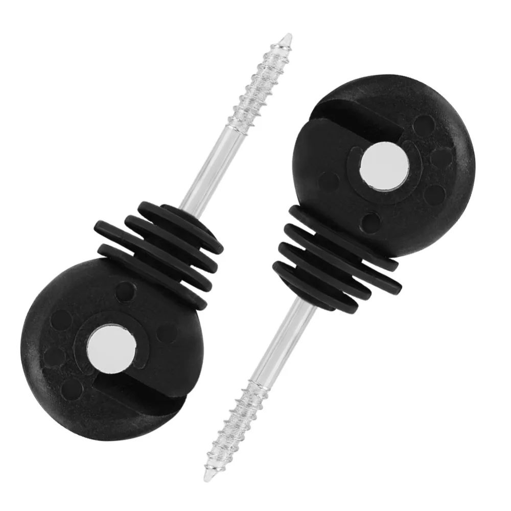 100 шт короткий винт в кольце изолятор для деревянного столба Электрический забор