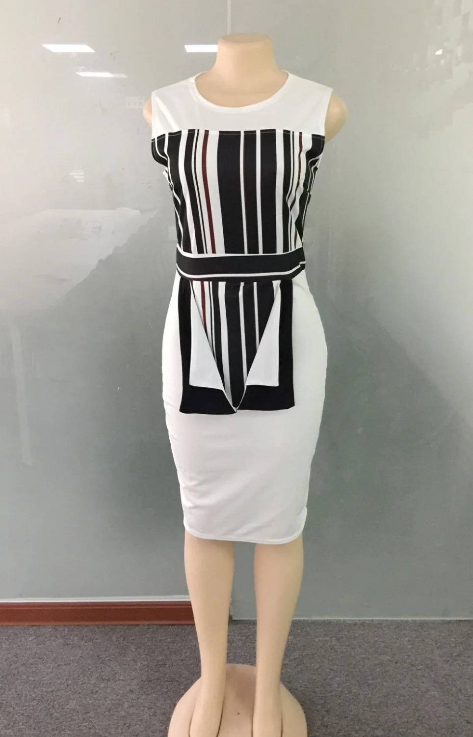 2019 женское летнее платье с принтом органов офисный Женский Бандаж облегающее