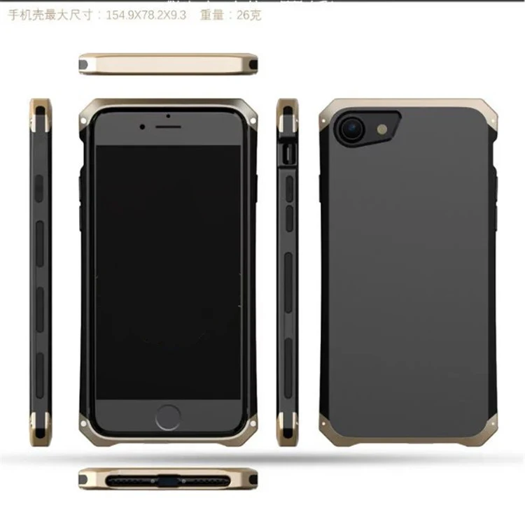 Алюминий металлический бампер + PC чехол противоударный для на афон iPhone SE 2 2020 5S 5 s 6s