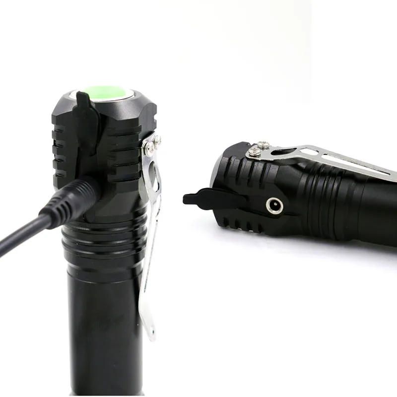 Водонепроницаемый практичный Магнитный фонарь на клипсе с 3 режимами фонарик для