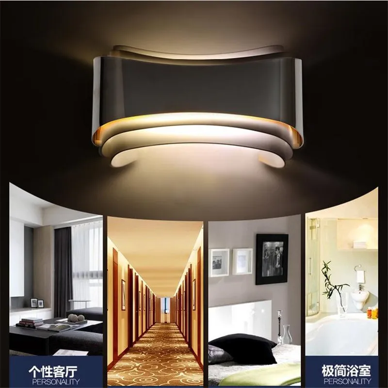 Современный светодиодный настенный светильник onстол для спальни кабинета