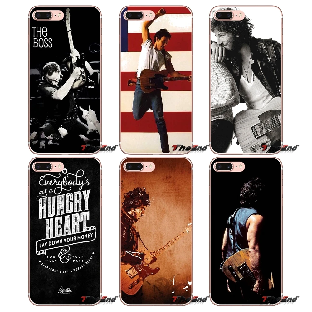 Чехол для телефона Bruce Springsteen Guitar signed iPhone X 4 4S 5 5S 5C SE 6 6S 7 8 Plus Samsung Galaxy J1 J3 J5 J7 A3 A5 2016