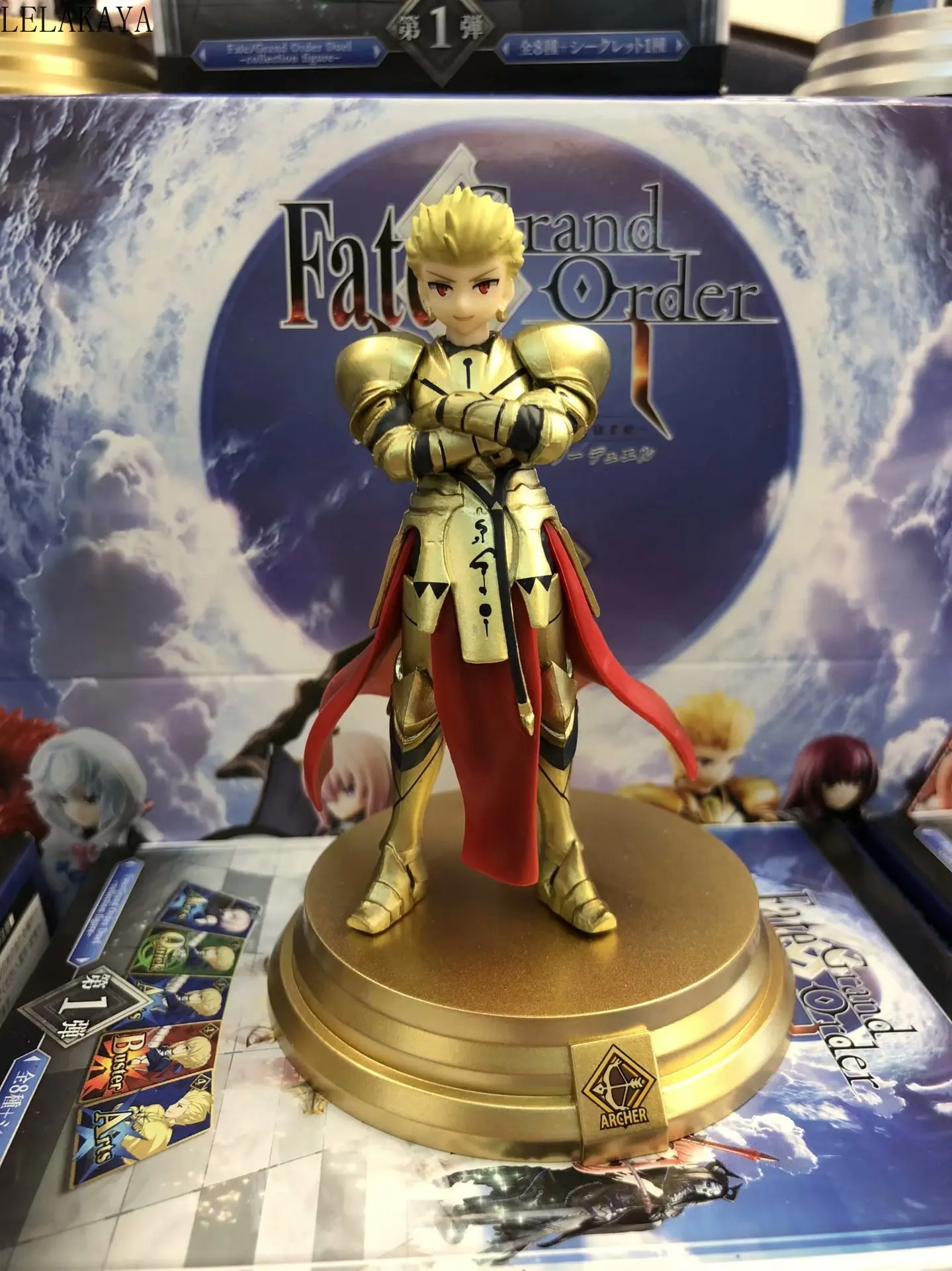 8 шт./компл. мультяшная аниме экшн фигурка Fate Grand Order Mini Saber Gilgamesh Cu Chulainn Q Ver Модель