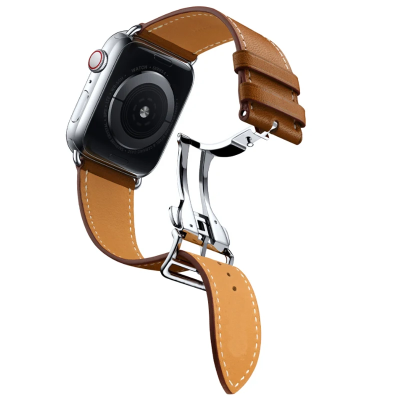Новейший ремешок с пряжкой для apple watch 4, 40 мм, 44 мм, серия 3, 2, 1, один тур, ремешок для iwatch, Ремешки для наручных часов