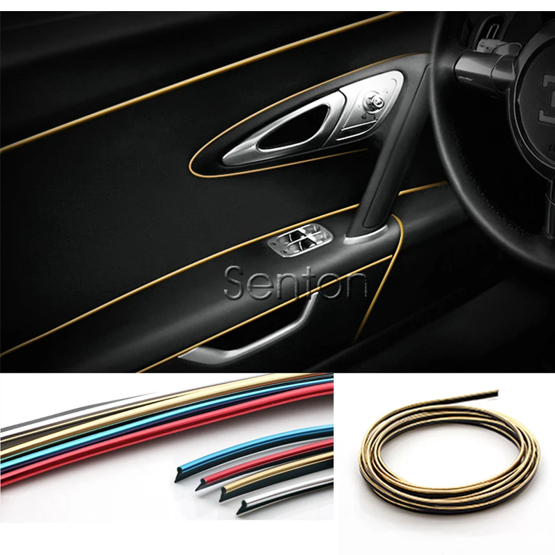 5 м интерьерная Наклейка декоративная полоса автомобильный Стайлинг для BMW F30 F10 F20