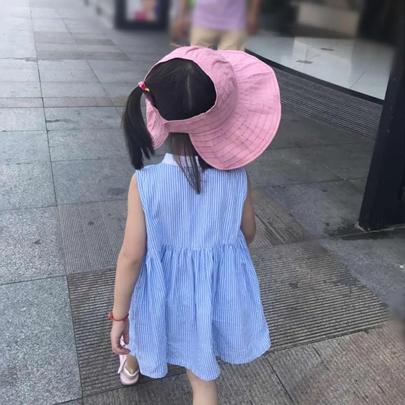 2018 летние солнцезащитные шляпы для девочек пустая соломенная широкая шляпа с