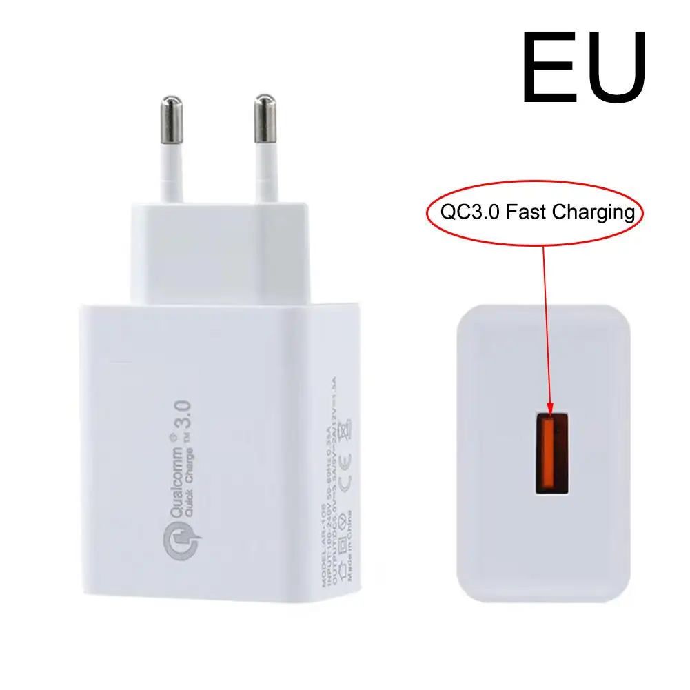 5V 3A USB3.0 Быстрая зарядка зарядное устройство адаптер для мобильного телефона