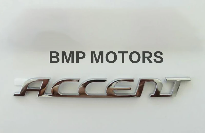 Эмблема для hyundai Accent Auto Hinten Эмблема багажника ABS Chrom Abzeichen логотип Typenschild Aufkleber863111E000