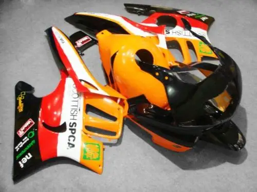 ABS обтекатель комплект для CBR600F3 95 96 CBR600 F3 1995 1996 красные оранжевые черные