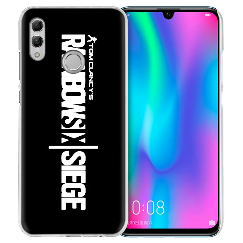 Радуга шесть чехол для huawei Honor 8X Y9 9 10 Lite Play 7C 8C 8S 8A фотоаппаратов моментальной печати 7S 7A Pro V20 20i Y6 Y7 Y5 Жесткий PC Капа чехол для телефона