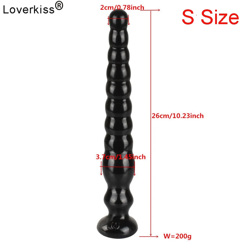 Loverkiss анальные бусинки супер длинные и большие пробки большой фаллоимитатор
